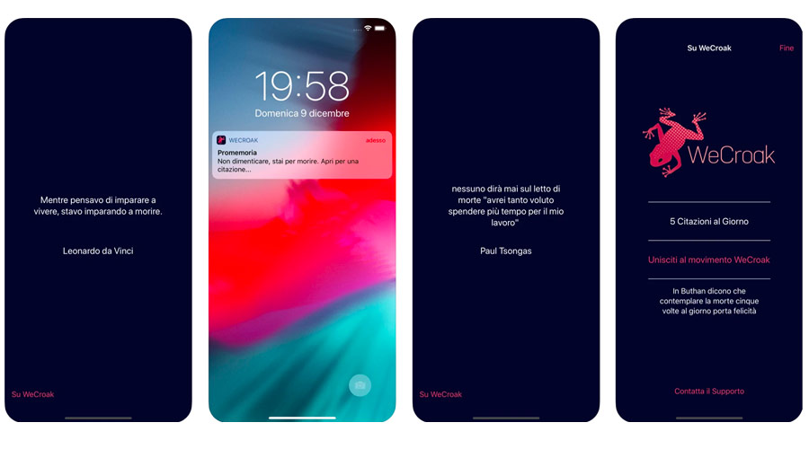 L'app che ti ricorda che primo poi devi morire