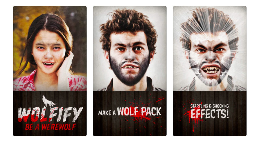 App che trasforma il tuo viso in lupo