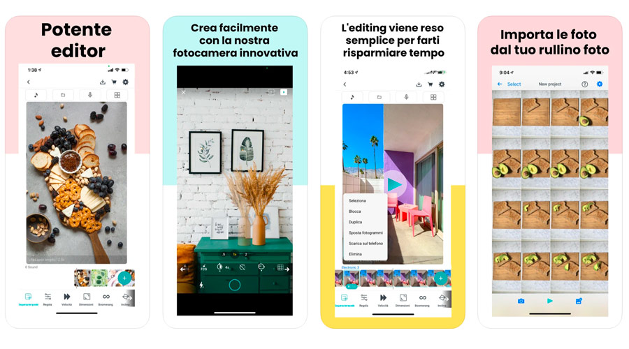 App per creare effetti Slow motion